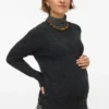 Pull de maternité en maille
