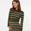 Pull de maternité en maille