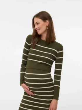 Pull de maternité en maille