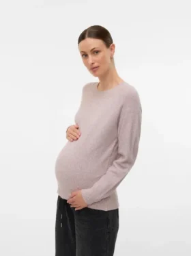 Pull de maternité en maille