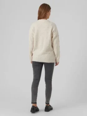 Pull de maternité en maille
