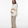 Pull de maternité en maille