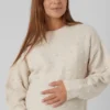 Pull de maternité en maille