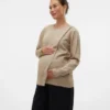 Pull de maternité en maille