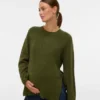 Pull en tricot à col rond, coupe classique