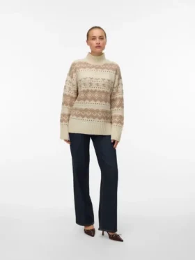 Pull en tricot épais