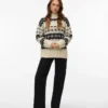 Pull en tricot épais