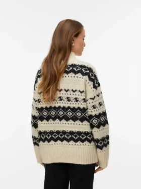 Pull en tricot épais