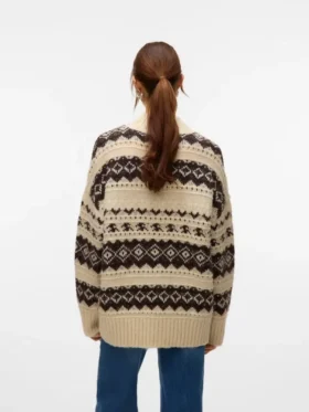 Pull en tricot épais