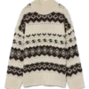 Pull en tricot épais