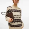 Pull en tricot épais