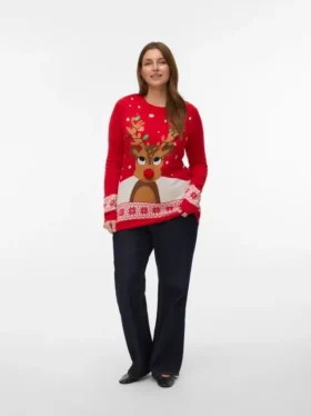 Pull en tricot Vmcfrostydeer