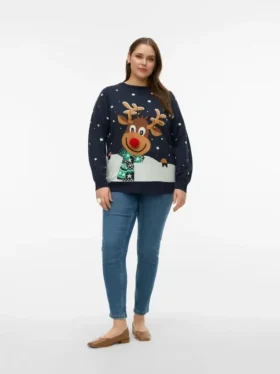 Pull en tricot Vmcfrostydeer