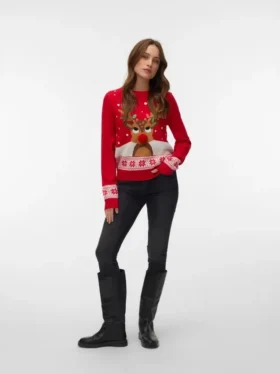Pull en tricot Vmfrostydeer