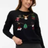 Pull en tricot Vmglitter