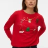 Pull en tricot Vmglitter