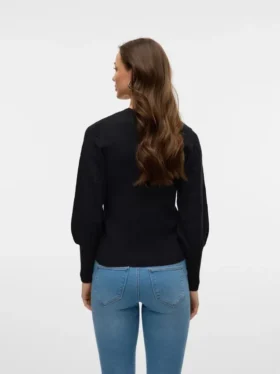 Pull en tricot Vmhollypointelle