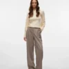 Pull en tricot Vmhollypointelle