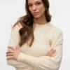 Pull en tricot Vmhollypointelle