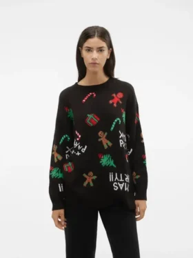 Pull en tricot Vmxmasparty