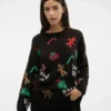 Pull en tricot Vmxmasparty