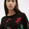 Pull en tricot Vmxmasparty