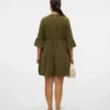 Robe courte en velours côtelé Vmcvilja
