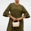 Robe courte en velours côtelé Vmcvilja