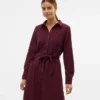 Robe courte en velours côtelé Vmvilja