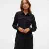 Robe courte en velours côtelé Vmvilja