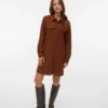 Robe courte en velours côtelé Vmvilja