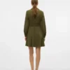 Robe courte en velours côtelé Vmvilja