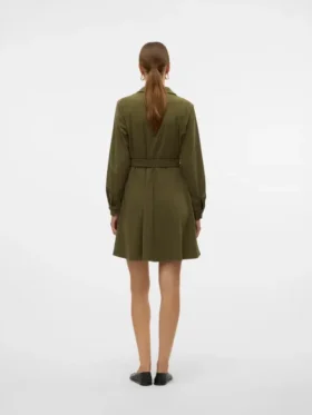Robe courte en velours côtelé Vmvilja