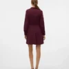 Robe courte en velours côtelé Vmvilja