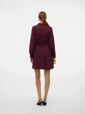 Robe courte en velours côtelé Vmvilja