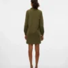 Robe courte en velours côtelé Vmvilja