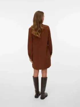 Robe courte en velours côtelé Vmvilja