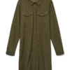 Robe courte en velours côtelé Vmvilja