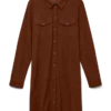 Robe courte en velours côtelé Vmvilja