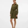 Robe courte en velours côtelé Vmvilja