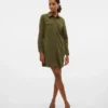 Robe courte en velours côtelé Vmvilja