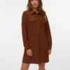 Robe courte en velours côtelé Vmvilja