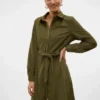 Robe courte en velours côtelé Vmvilja