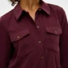Robe courte en velours côtelé Vmvilja