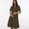 Robe de maternité en velours côtelé Vmmray