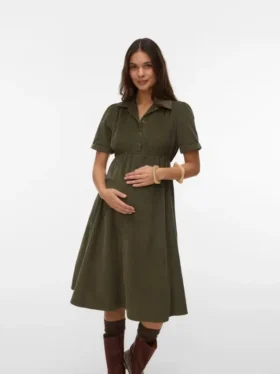 Robe de maternité en velours côtelé Vmmray