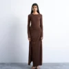 Robe longue Tsrose