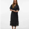 Robe mi-longue Vmdotina