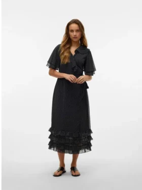 Robe mi-longue Vmdotina
