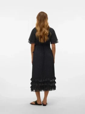 Robe mi-longue Vmdotina